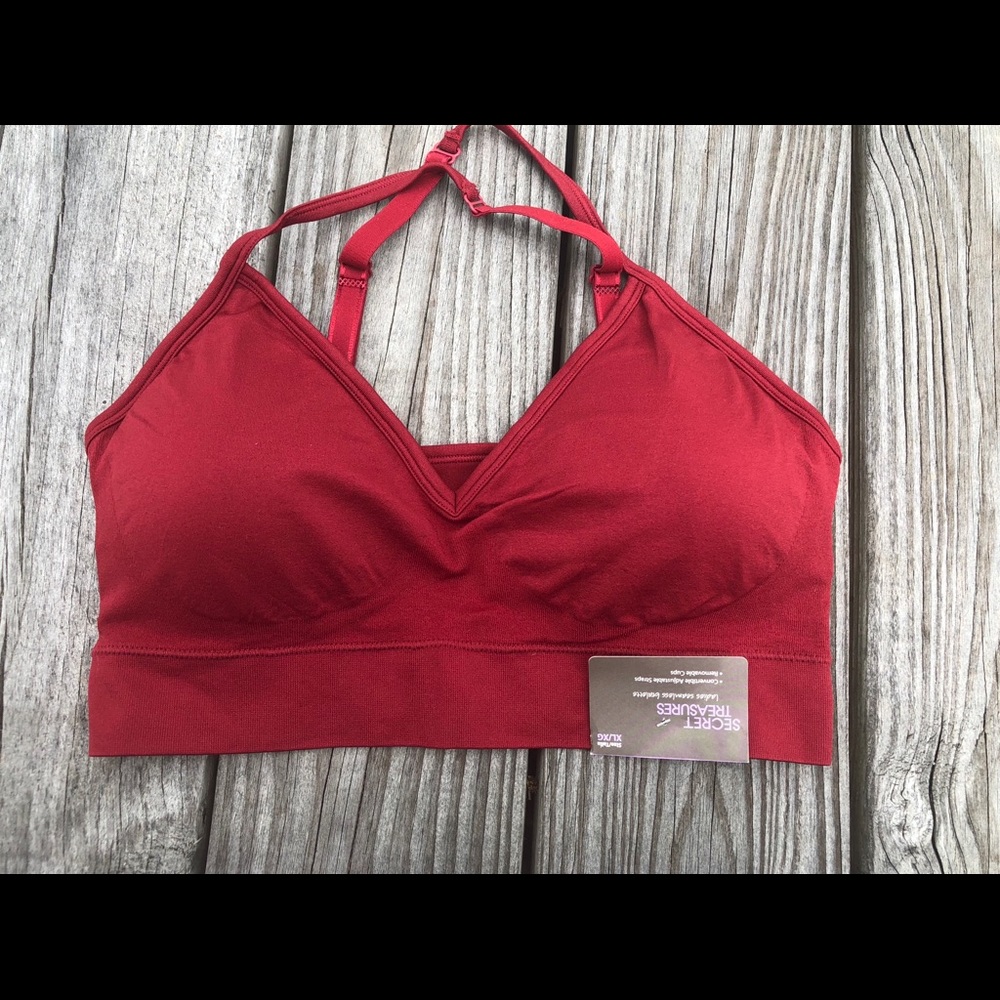 Red Sports Bra XL